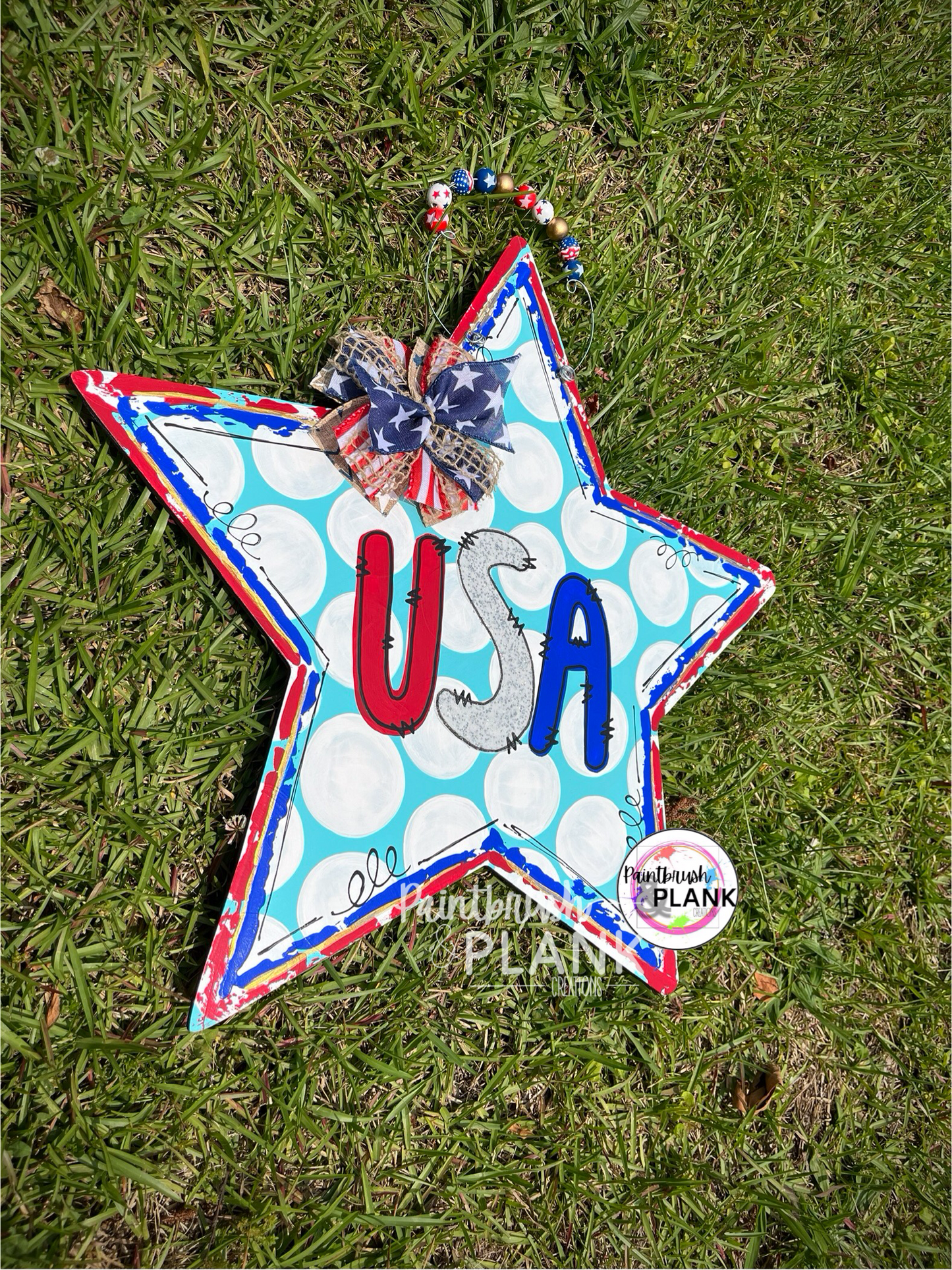 USA Star Door Hanger