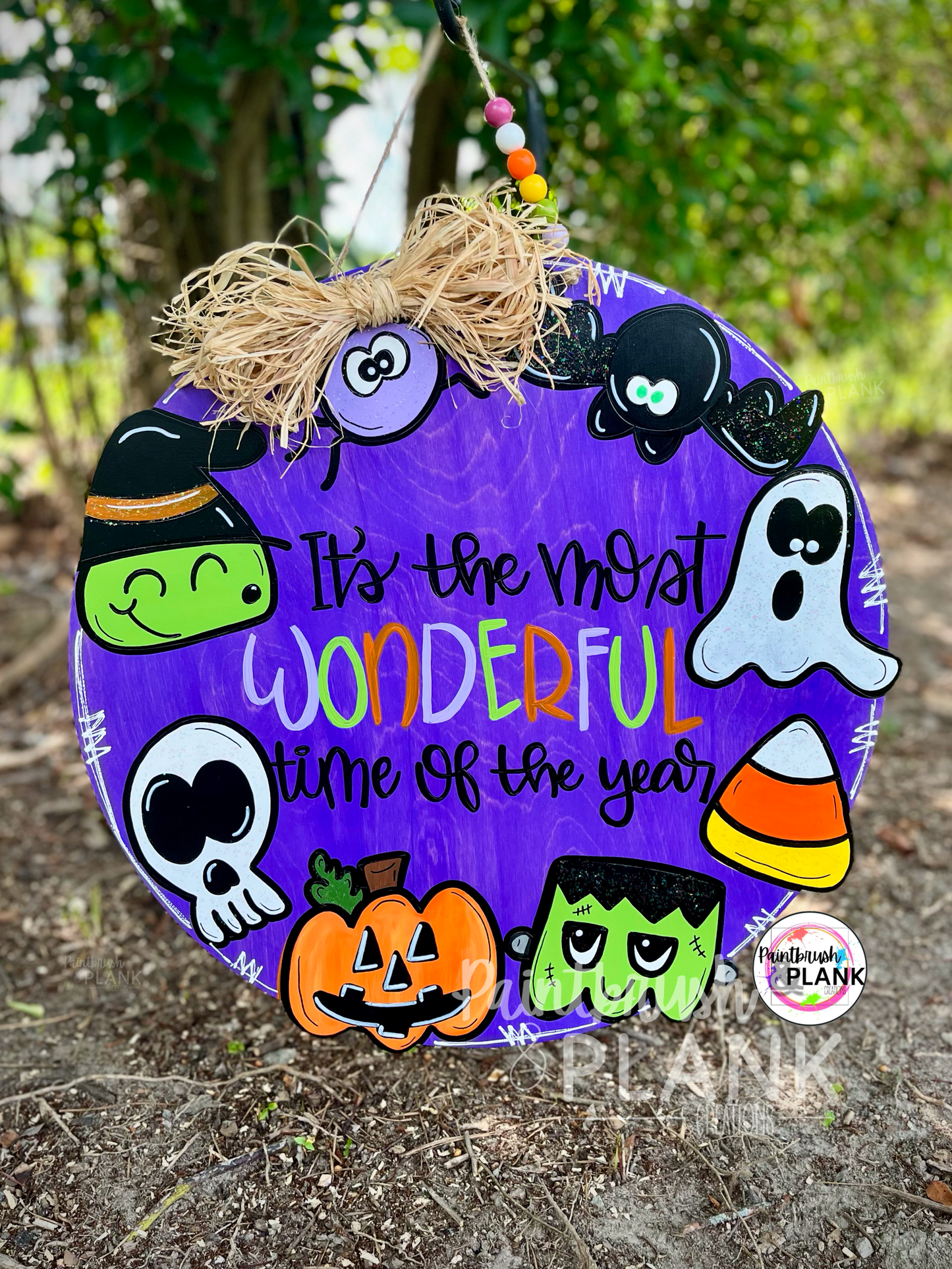 It's the Most Wonderful Time of the Year Halloween Door Hanger