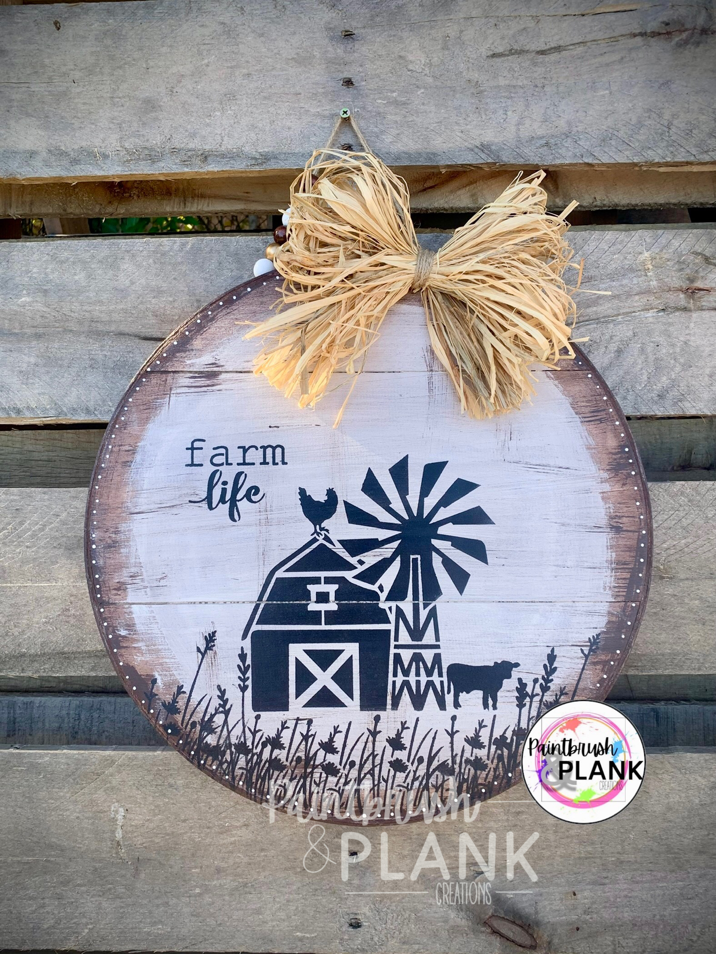 Farm Life CB Door Hanger