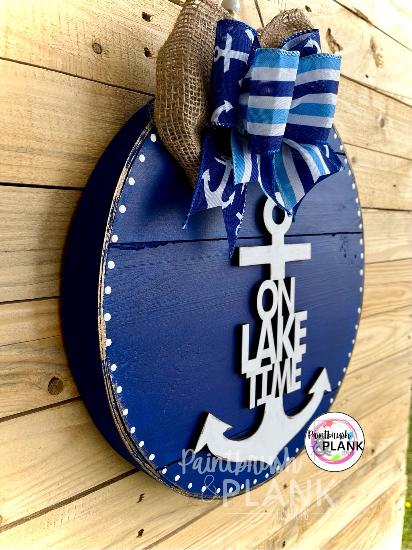 On Lake Time CB Door Hanger