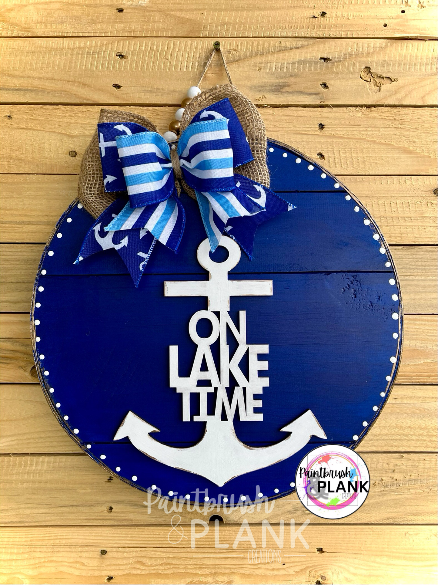 On Lake Time CB Door Hanger