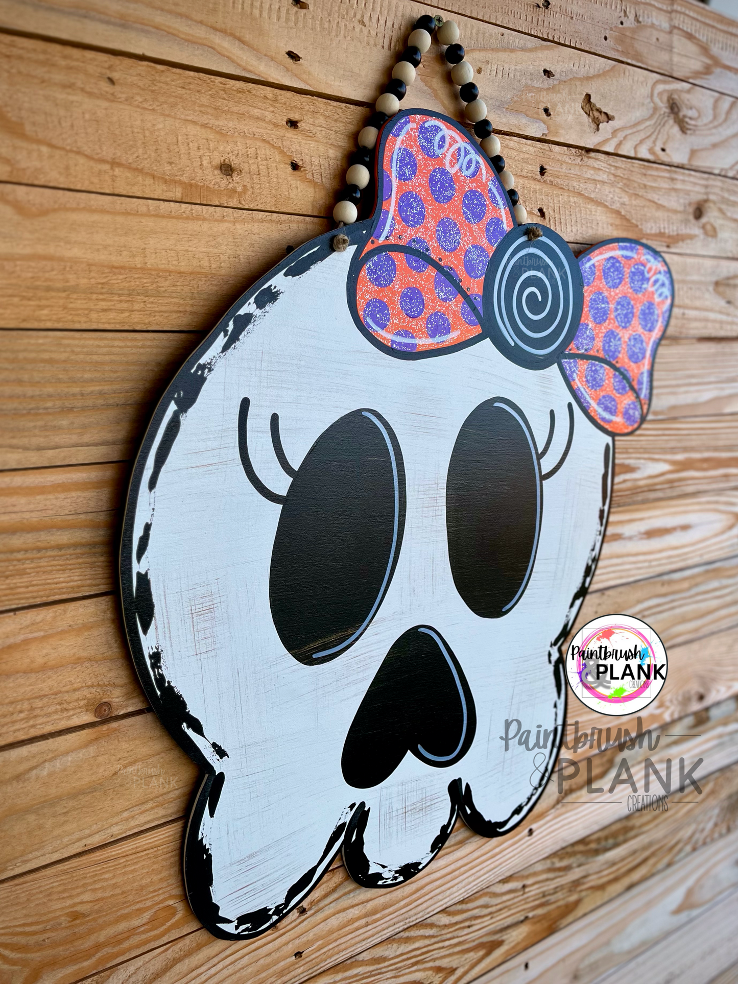 Skelly Skeleton Head Door Hanger