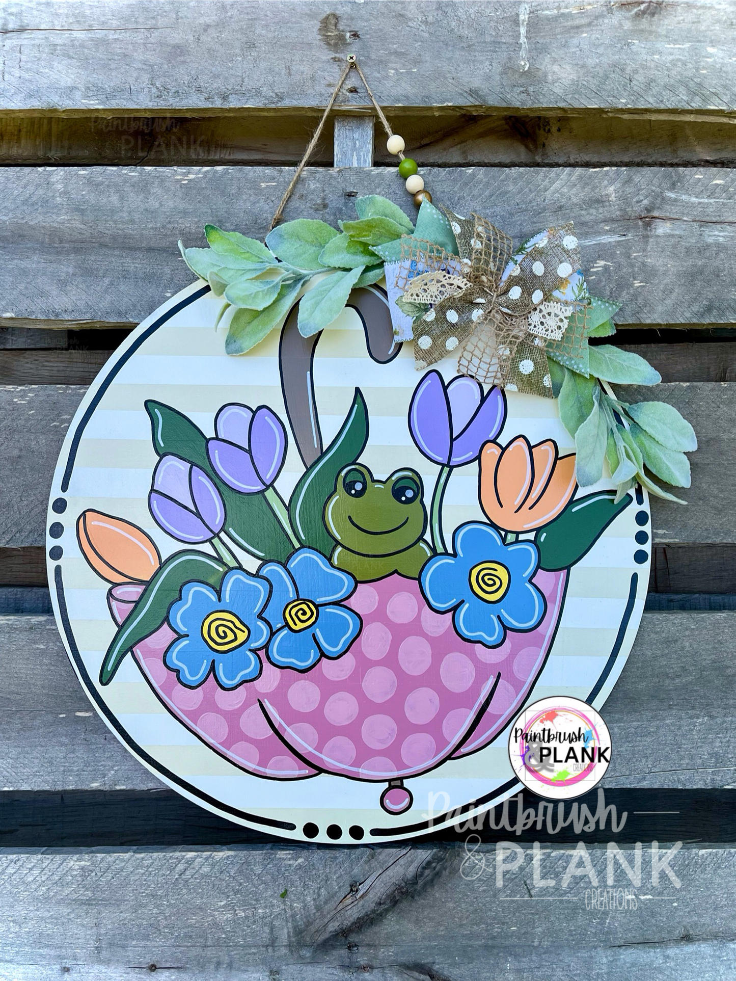Umbrella Frog Door Hanger