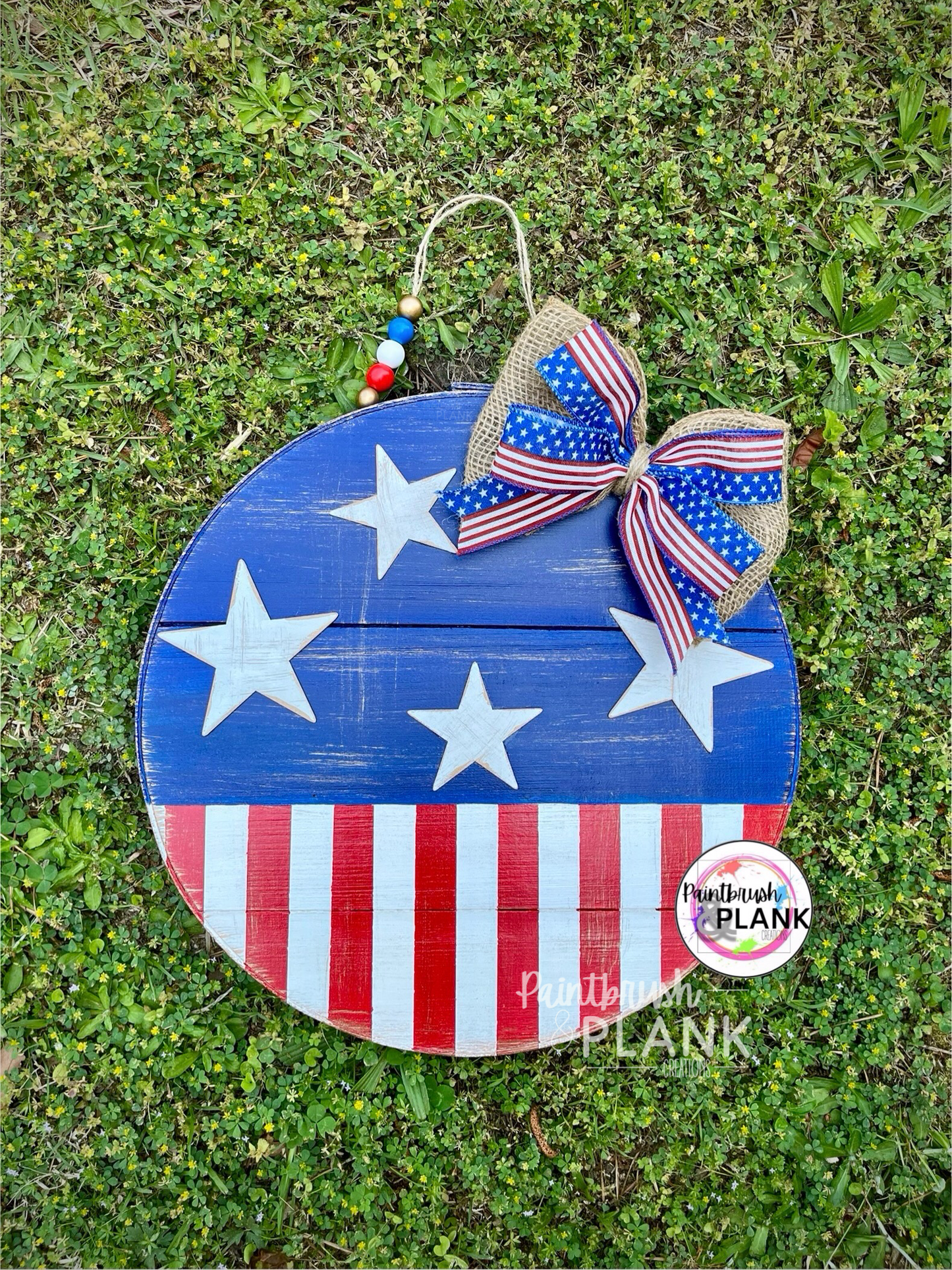 Stars & Stripes CB Door Hanger