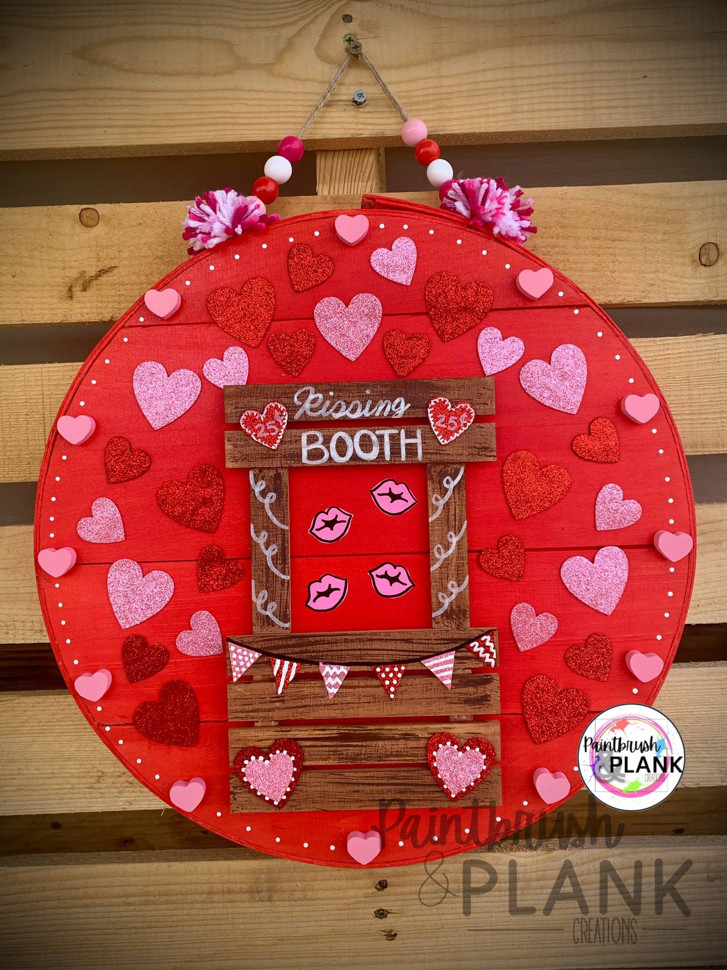 Kissing Booth CB Door Hanger