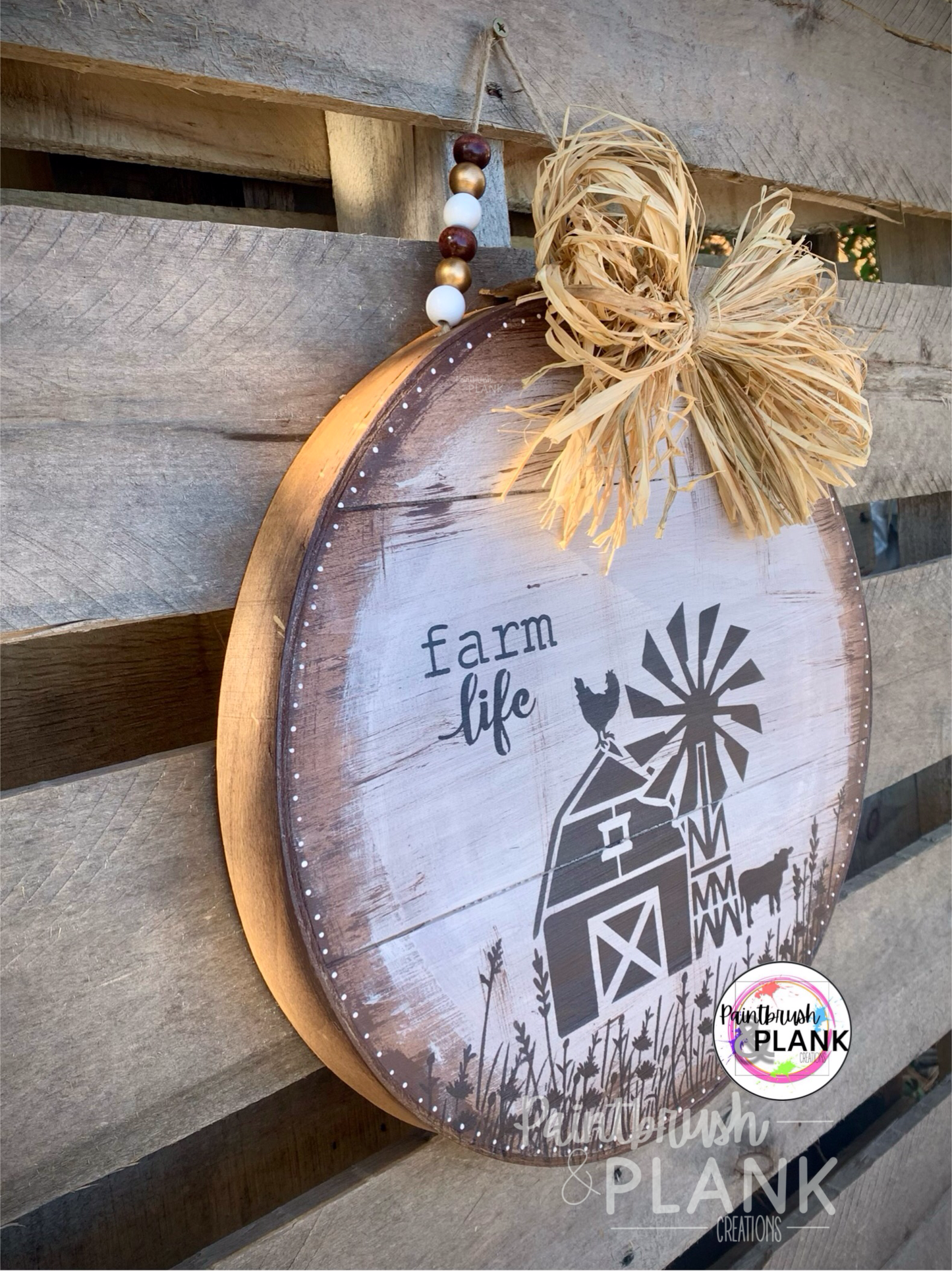 Farm Life CB Door Hanger