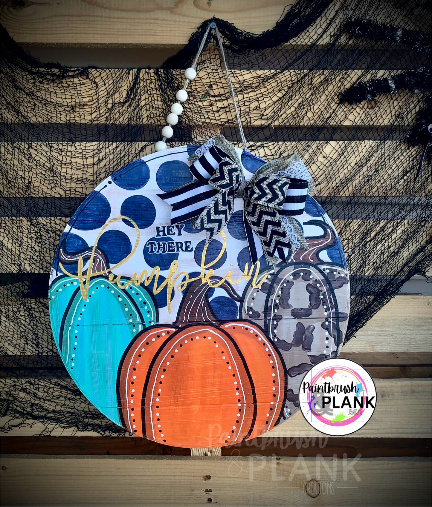 Hey There Pumpkin CB Door Hanger