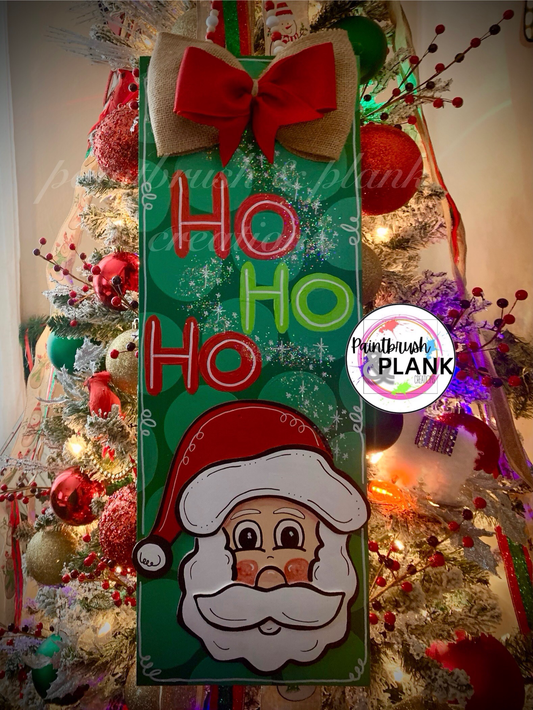 Ho Ho Ho Santa Door Hanger