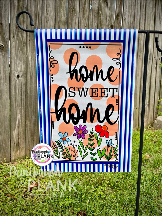 Home Sweet Home Wildflower Garden Flag