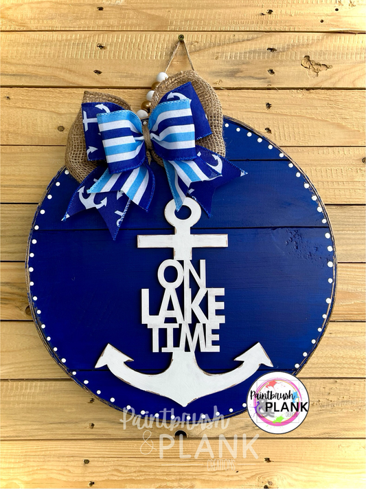 On Lake Time CB Door Hanger
