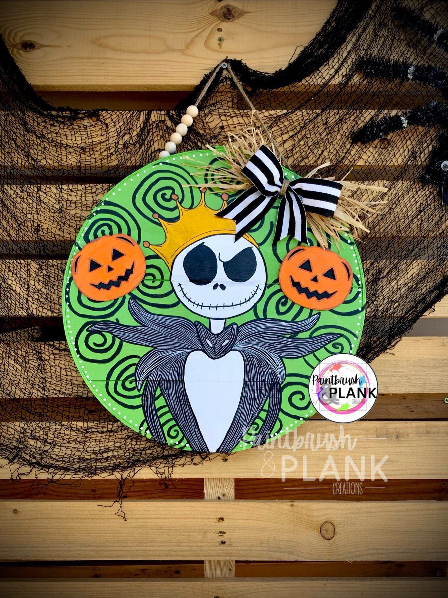 Pumpkin King CB Door Hanger