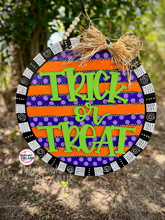 Trick or Treat Door Hanger